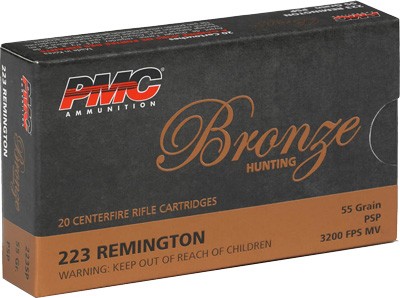 PMC 223 REM 55GR SOFT POINT – 20RD 40BX/CS