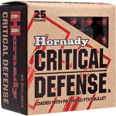 HORNADY CRITICAL DEFENSE 38 – SPECIAL 110GR FTX 25RD 10BX/CS